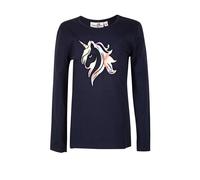 happy girls T-Shirt bleu marine / mélange de couleurs, Taille 116