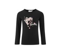 happy girls T-Shirt 'Sparkle' rose / rose / noir / argent, Taille 110-116
