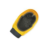 happy globe Gant de brossage 2-en-1 pour Chiens et Chats de Max&Mitzy, Gant ambidextre, Fermeture Auto-agrippante, Accessoire de toilettage