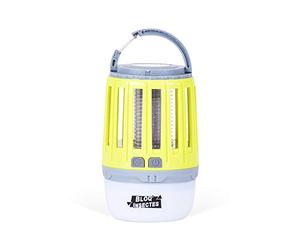 happy globe Lampe UV Anti-Insectes, Lampe Rechargeable, sans Produits Chimiques, 2-en-1 - Jaune | Lampe Anti Moustique | Lampe Ultraviolet