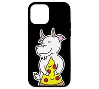 Happy Goat Tranche à pizza Coque pour iPhone 12 mini