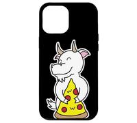 Happy Goat Tranche à pizza Coque pour iPhone 12 Pro Max