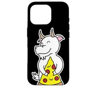 Happy Goat Tranche à pizza Coque pour iPhone 16 Pro