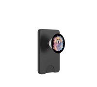 Happy Golden Retriever Lunettes Bleues pour Amoureux des Chiens Rose PopSockets PopWallet pour MagSafe