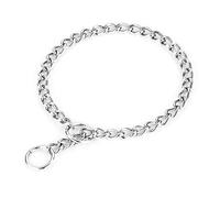 HAPPY HACHI Collier de Dressage pour Chien 304 Acier Inoxydable Collier Contrôle Réglable en Acier Solide Chaîne Serpent en Métal pour Animaux Domestiques (3.0mmx50cm)