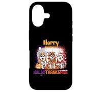 Happy HalloThanksMas Siberian Husky Spooky Thankful Merry Coque pour iPhone 17