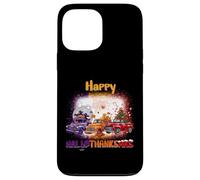 Happy HalloThanksMas Truck Spooky Thankful Merry X-mas Coque pour iPhone 13 Pro Max