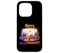 Happy HalloThanksMas Truck Spooky Thankful Merry X-mas Coque pour iPhone 15 Pro