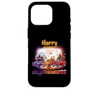 Happy HalloThanksMas Truck Spooky Thankful Merry X-mas Coque pour iPhone 16 Pro