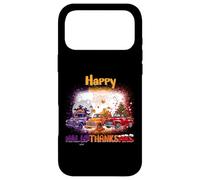 Happy HalloThanksMas Truck Spooky Thankful Merry X-mas Coque pour iPhone 17 Pro Max