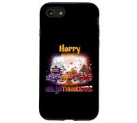 Happy HalloThanksMas Truck Spooky Thankful Merry X-mas Coque pour iPhone SE (2020) / 7/8