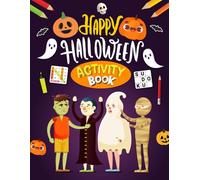 Happy Halloween Activity Book For Teenagers: Holiday Activity Puzzle Book for Teens | Word Search, Coloring, Word Scramble, Sudoku, Mazes & More!