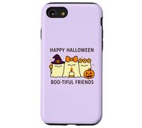 Happy Halloween Boo-Tiful Friends Kawaii Ghosts Citrouille Coque pour iPhone SE (2020) / 7/8