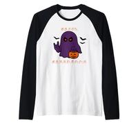 Happy Halloween BSL Sign Language Fantôme Costume Amusant Manche Raglan