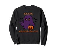 Happy Halloween BSL Sign Language Fantôme Costume Amusant Sweatshirt