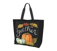 Happy Halloween citrouille sac fourre-tout dames mignon sac à provisions grande capacité sac à bandoulière travail Fit mode sac à main organisateur