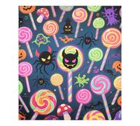 Happy Halloween Colorful Candy Ghosts Housse magnétique réutilisable pour lave-vaisselle Housse magnétique pour réfrigérateur Décoration de vacances Imanes para lavavajillas 58,4 x 66 cm