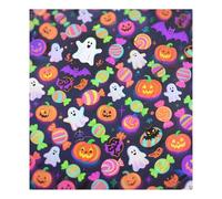 Happy Halloween Colorful Candy Ghosts Housses décoratives magnétiques réutilisables pour lave-vaisselle couvercle de réfrigérateur aimant décoration de vacances Cubiertas magnéticas para lavavajillas