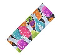 Happy Halloween Magic Potion imprimé tapis de yoga antidérapant pour yoga chaud épais 1 mm pour femme antidérapant, avec sac de yoga pour tapis tapete para ejercicio 180,3 x 66 cm