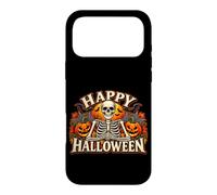 Happy Halloween Squelette Citrouille Saison effrayante Coque pour iPhone 17 Pro Max