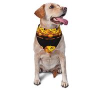 Happy Halloween Summer Dog Bandanas Girl Bulk Pet Scarf Réglable Doux Triangle Bavoirs Accessoires pour Petit Moyen Grand Chiot Chats