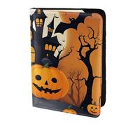 Happy-halloween-vector 1 imprimé passeport couverture, passeport titulaire couverture portefeuille passeport portefeuille pour cartes et documents