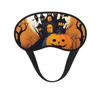 Happy-Halloween-Vector 1 imprimé pour adultes et enfants bloquant la lumière pour voyage, usage quotidien, sieste, insomnie, camping