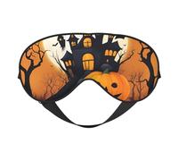 Happy-Halloween-Vector 1 Masque pour les yeux confortable Couverture complète Léger Hommes Femmes Outdoor Voyage Relaxation