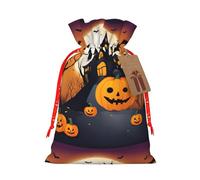 Happy halloween-vector 1 sac de Noël imprimé - paquet de vacances premium, emballage de Noël festif avec des motifs joyeux