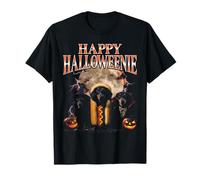 Happy Halloweenie Funny Bootleg Halloween Teckel Wiener T-Shirt