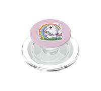 Happy Hamster Riding Unicorn Funny Meme Gen Alpha Gen Z Girl PopSockets PopGrip pour MagSafe