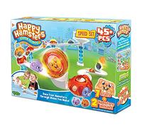 Happy Hamsters Ensemble de Jeu de Vitesse de Course en marbre, kit de Jouets éducatifs STEM pour garçons et Filles à partir de 3 Ans