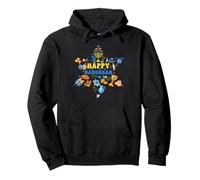 Happy Hanukkah Star of David Dreidel Menorah Chanukah Pyjama Sweat à Capuche