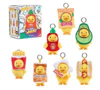 HAPPY HAUL Duckalooz Snack Quack Clip-On Plush Duck Assortment, canard en peluche à clipser en boîte surprise à collectionner avec costume amovible, 13 cm, série en édition limitée, dès 8 ans