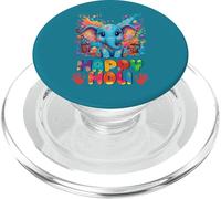 Happy Holi Elephant Hindou Spring Holi Festival of Colors PopSockets PopGrip pour MagSafe