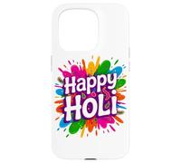 Happy Holi Festival Inde Couleurs hindoues Hommes Femmes Enfants Cadeaux Coque pour iPhone 15 Pro
