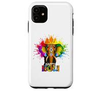 Happy Holi Festival India Colors Elephant Hindu Spring 2025 Coque pour iPhone 11