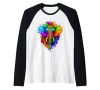 Happy Holi Festival India Colors Elephant Hindu Spring 2025 Manche Raglan