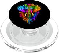 Happy Holi Festival India Colors Elephant Hindu Spring 2025 PopSockets PopGrip pour MagSafe