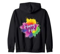 Happy Holi Indian Hindou Spring Holi Festival of Colors India Sweat à Capuche
