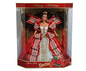 Happy Holidays Barbie Doll - Special Edition 10th Aniversary Hallmark 5th in Series (1997)