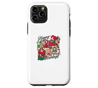 Happy Holidays Vintage Toy Nostalgie Collage Coque pour iPhone 11 Pro