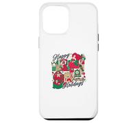 Happy Holidays Vintage Toy Nostalgie Collage Coque pour iPhone 12 Pro Max