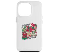 Happy Holidays Vintage Toy Nostalgie Collage Coque pour iPhone 13 Pro