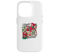 Happy Holidays Vintage Toy Nostalgie Collage Coque pour iPhone 14 Pro