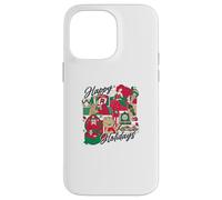 Happy Holidays Vintage Toy Nostalgie Collage Coque pour iPhone 14 Pro Max