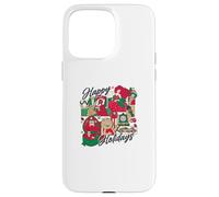 Happy Holidays Vintage Toy Nostalgie Collage Coque pour iPhone 15 Pro Max