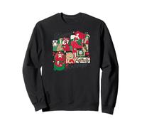 Happy Holidays Vintage Toy Nostalgie Collage Sweatshirt