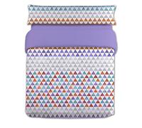 Happy Home Bologna Parure de lit en Polyester Mauve 30 x 23 x 5 cm