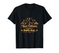 Happy Hour Gold Burgundy City Pride de La Nouvelle-Orléans T-Shirt